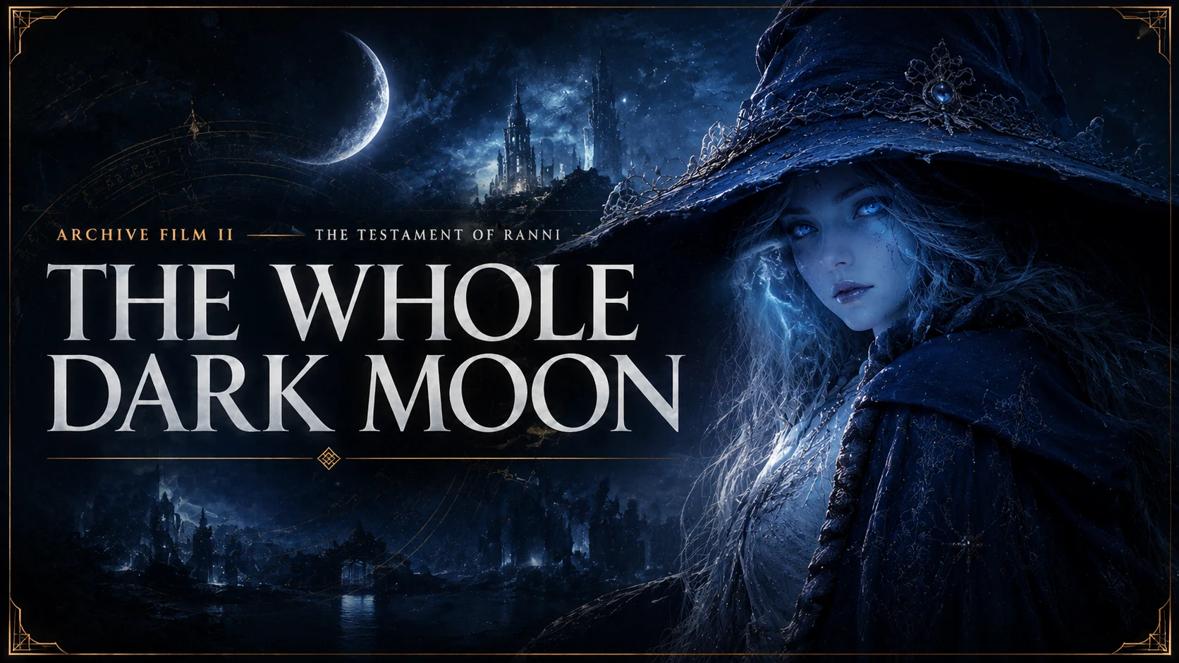 The Whole Dark Moon, Archive Film II: Ranni beneath a crescent moon